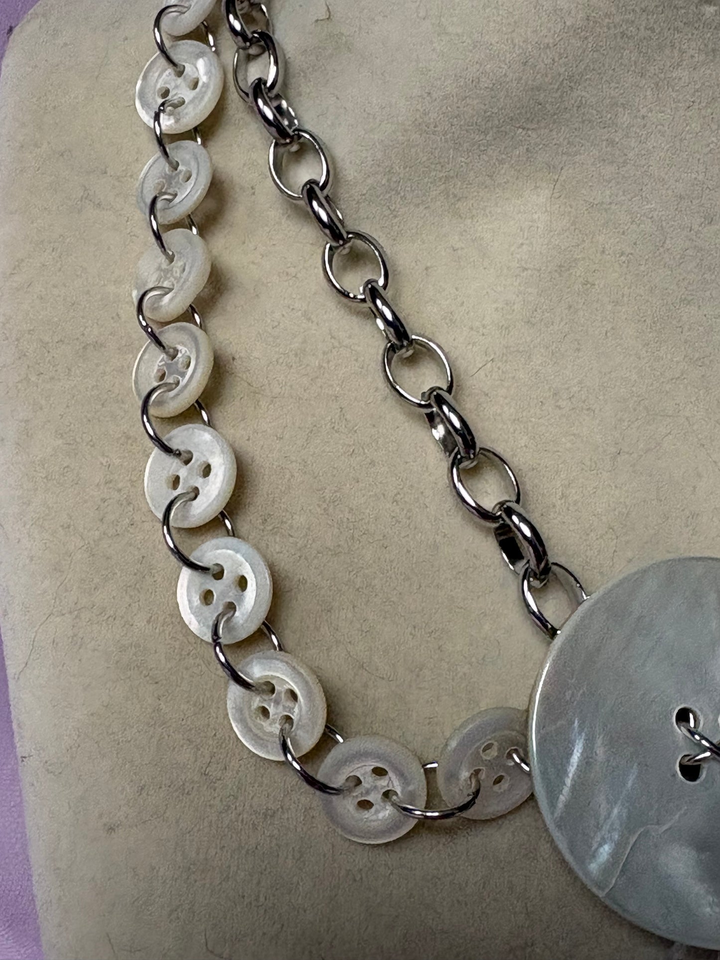 Big Button Necklace