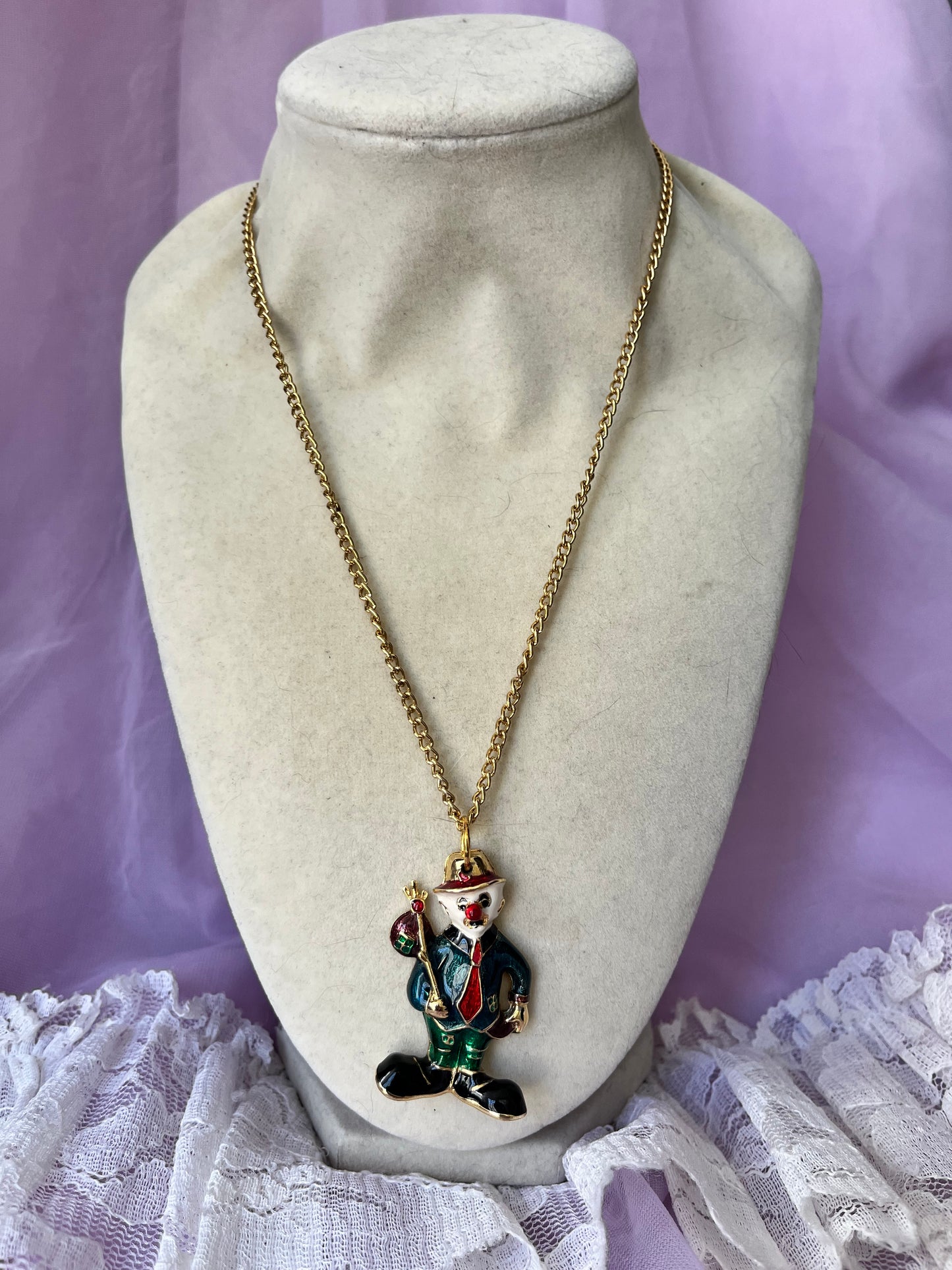 Sad Clown Necklace