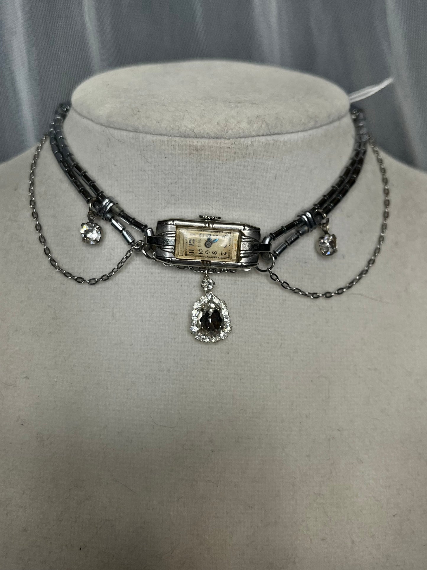 So Art Deco Watch Choker