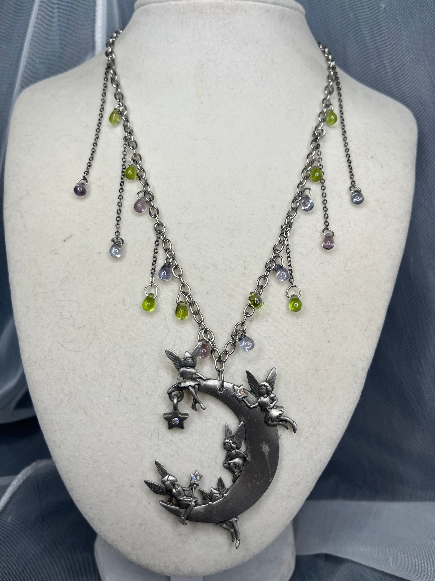 Fairies on the Moon Necklace