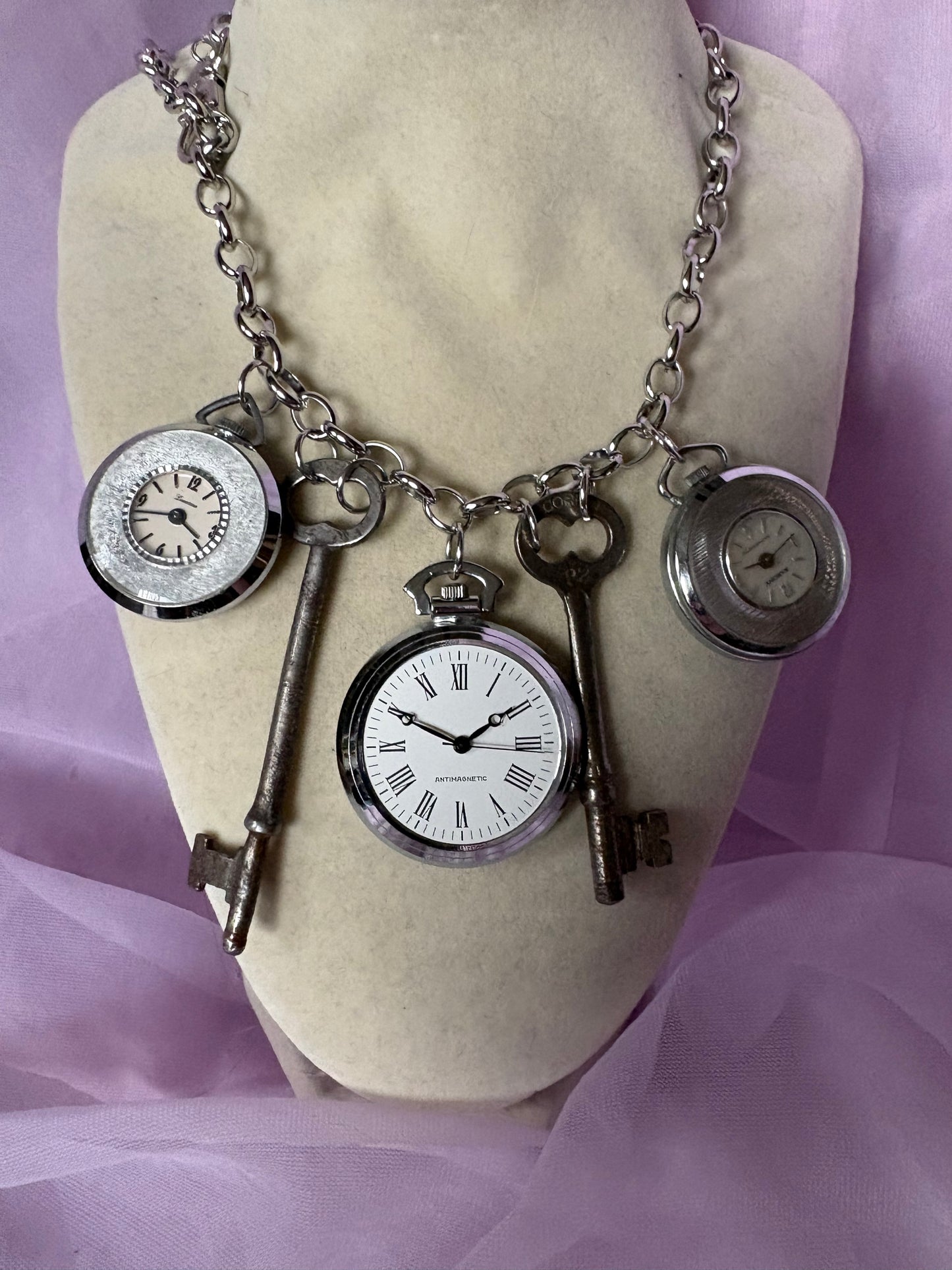 Time is Key Necklace/Pants Chain