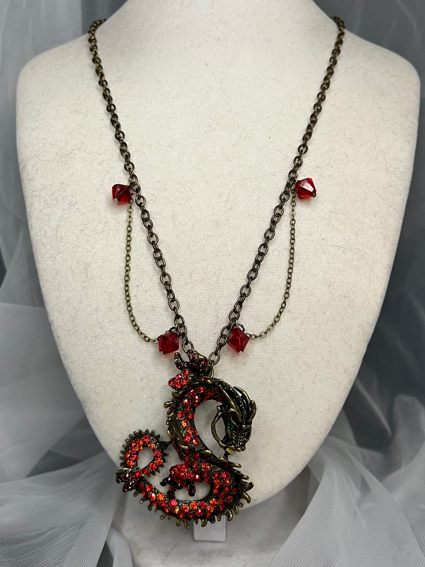 Red Dragon Necklace