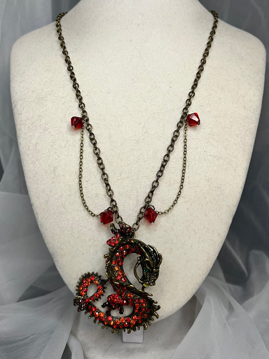 Red Dragon Necklace