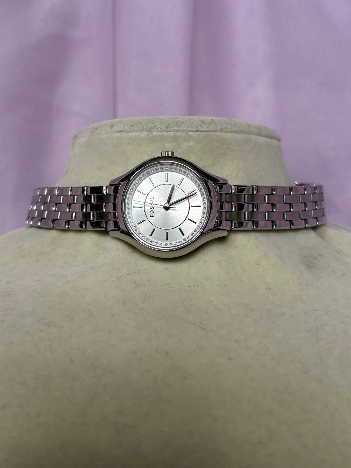 Fossil Watch Choker Silver