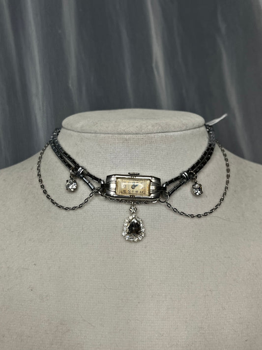 So Art Deco Watch Choker