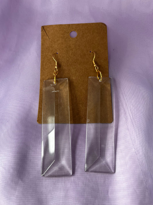 Rectangle Chandelier Earrings