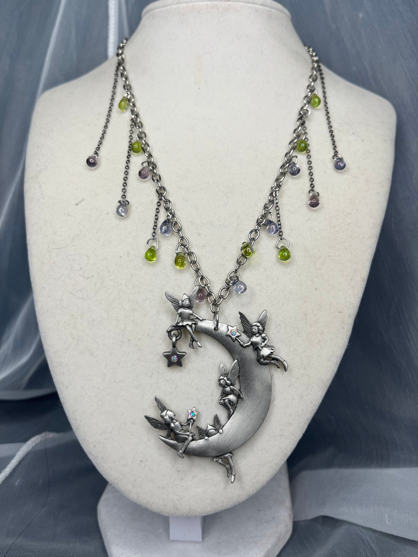 Fairies on the Moon Necklace