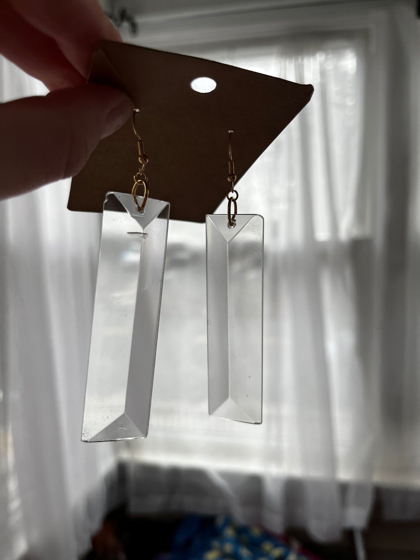 Rectangle Chandelier Earrings