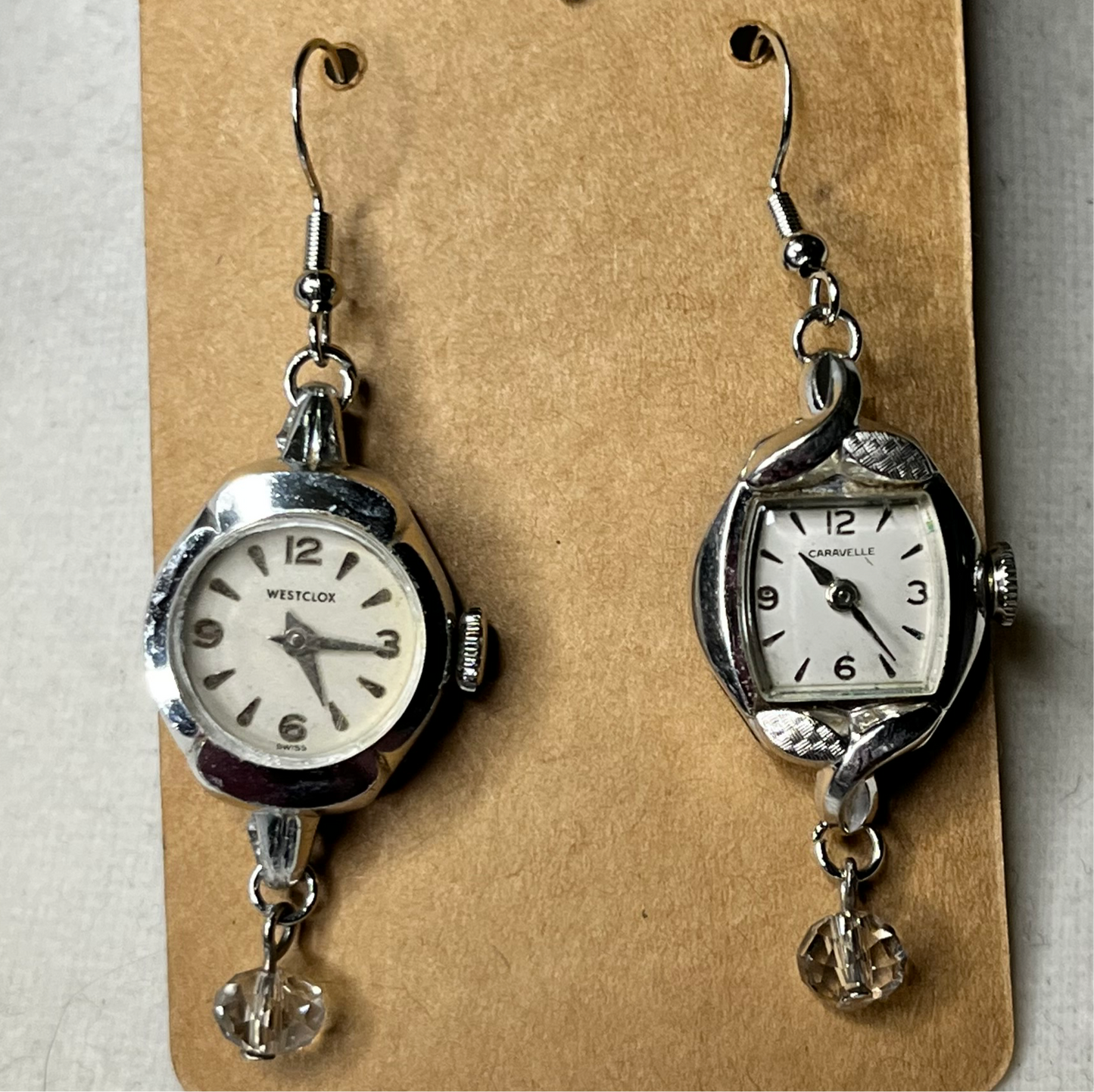 Vintage Watch Earrings