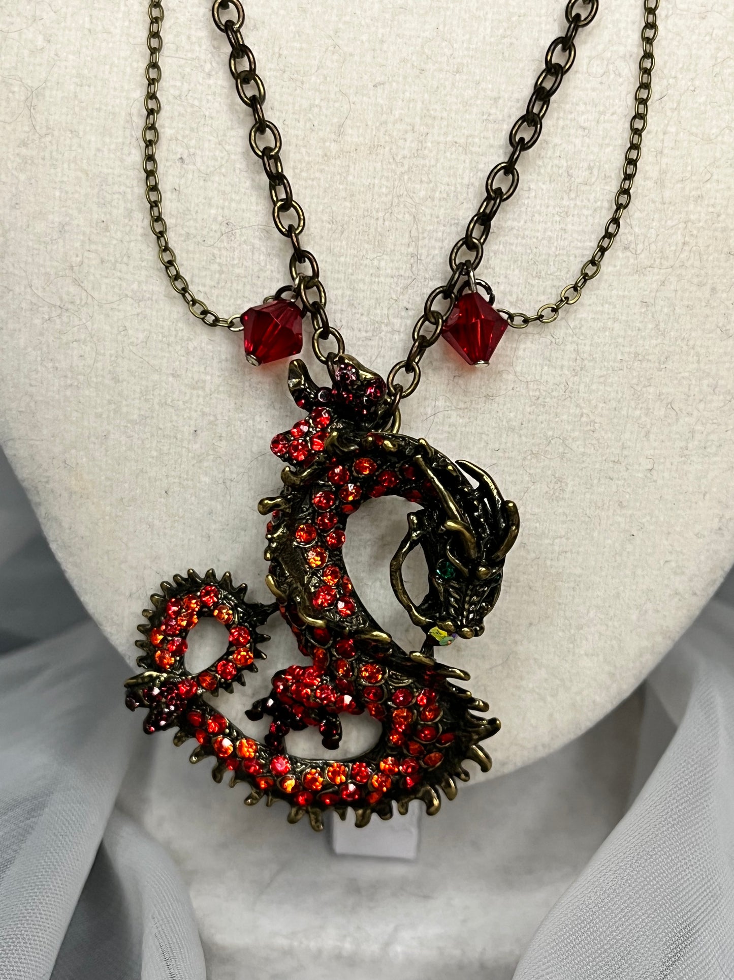 Red Dragon Necklace