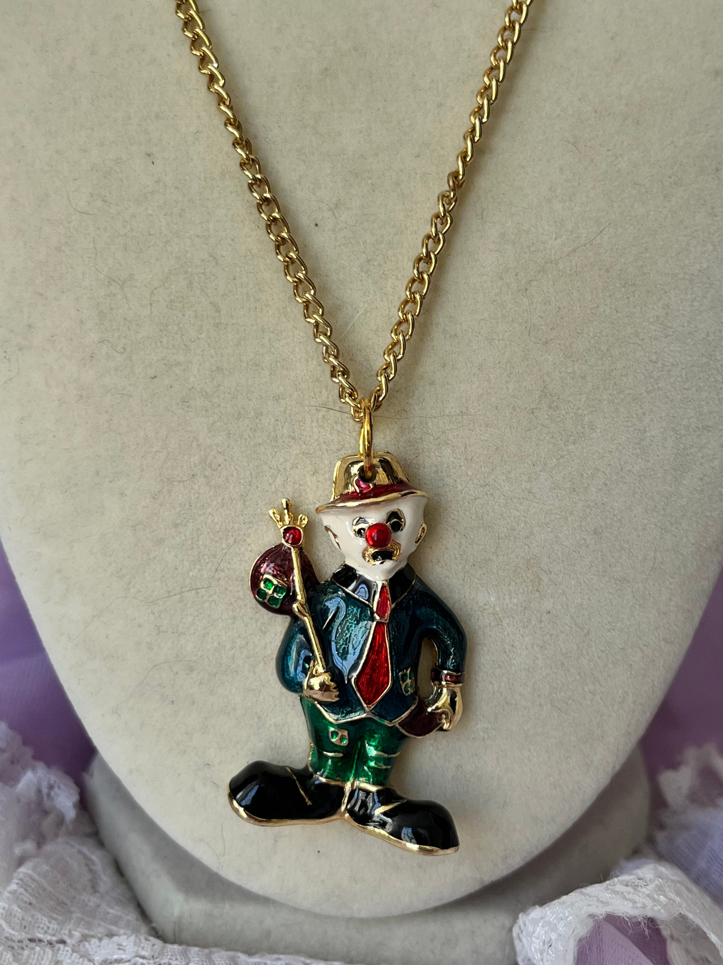 Sad Clown Necklace