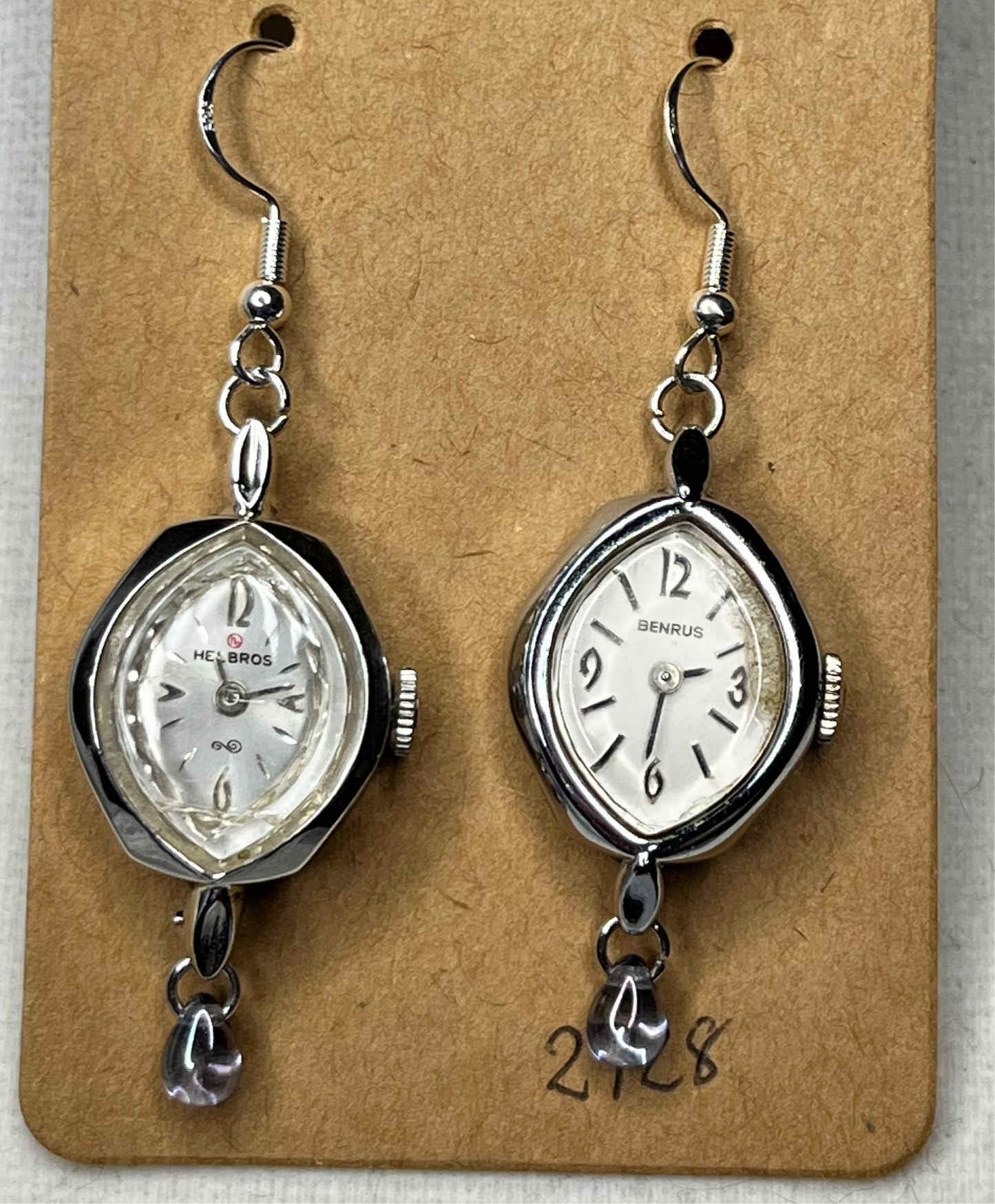 Vintage Watch Earrings